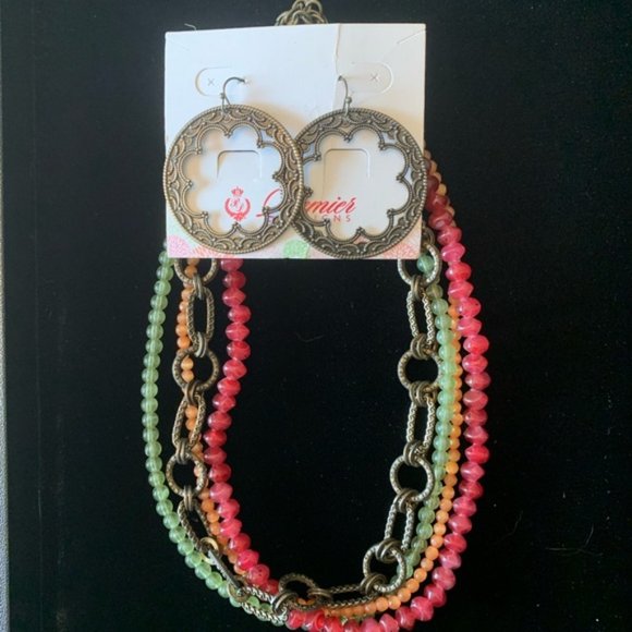 Necklace + earrings - Picture 1 of 1